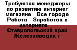 Требуются менеджеры по развитию интернет-магазина - Все города Работа » Заработок в интернете   . Ставропольский край,Железноводск г.